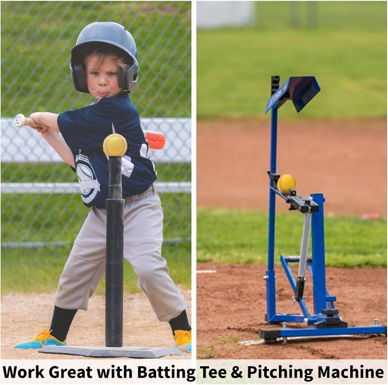 INTOWIND 12 Pack Foam Baseballs Softballs Foam Training Ball for Kids Beginners, 9 inch Practice Baseballs Tballs, Safe Throwing, Catching and Batting Practice - Image 5